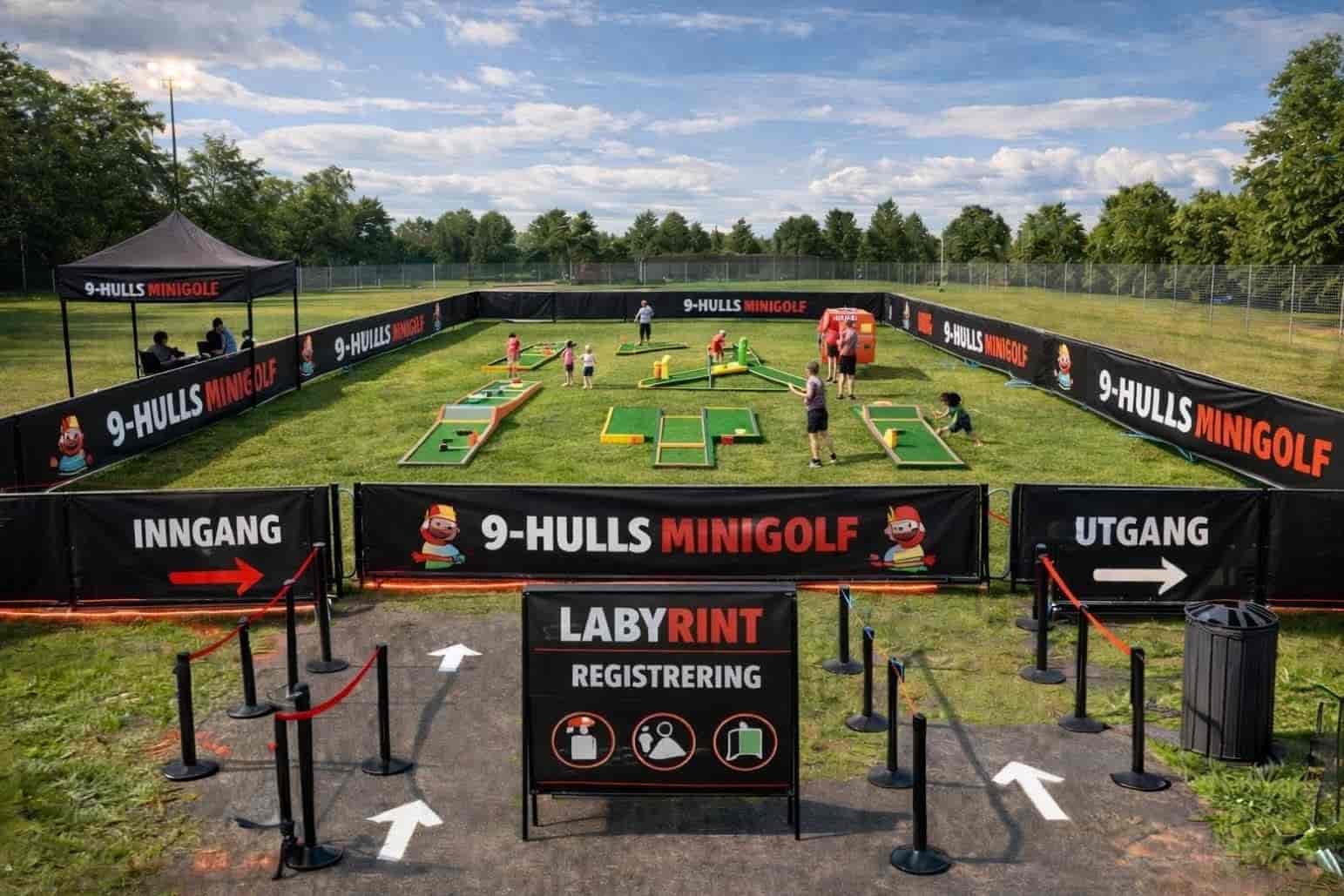9-hulls minigolf