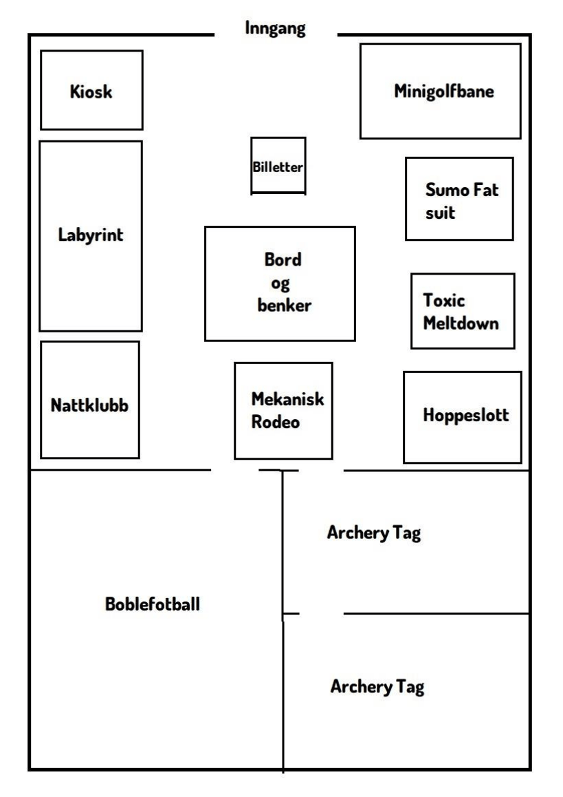 Kart over Camp Kreaktiv området